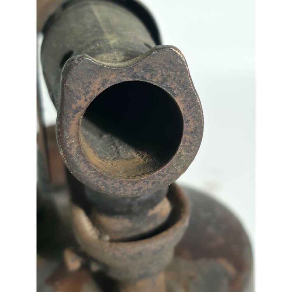Vintage The Turner Brass Works Sycamore Ill Copper Blow Torch With Black Handle - Picture 14 of 16